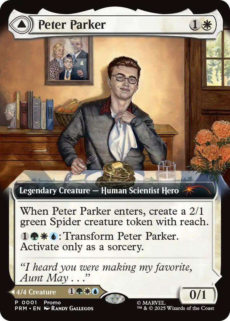 Peter Parker (Extended Art) [Marvel's Spider-Man Promos] | Cards and Coasters CA
