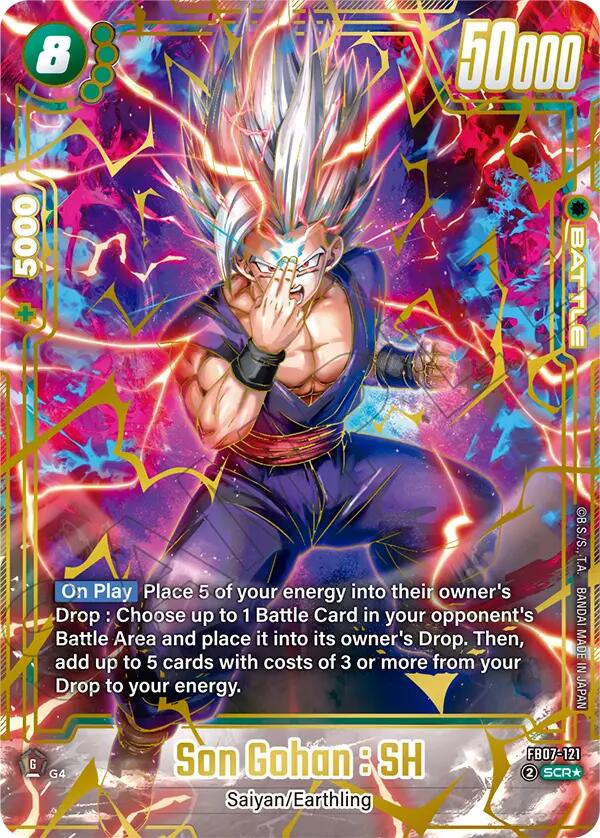Son Gohan : SH (FB07-121) (Alternate Art) [Wish For Shenron] | Cards and Coasters CA