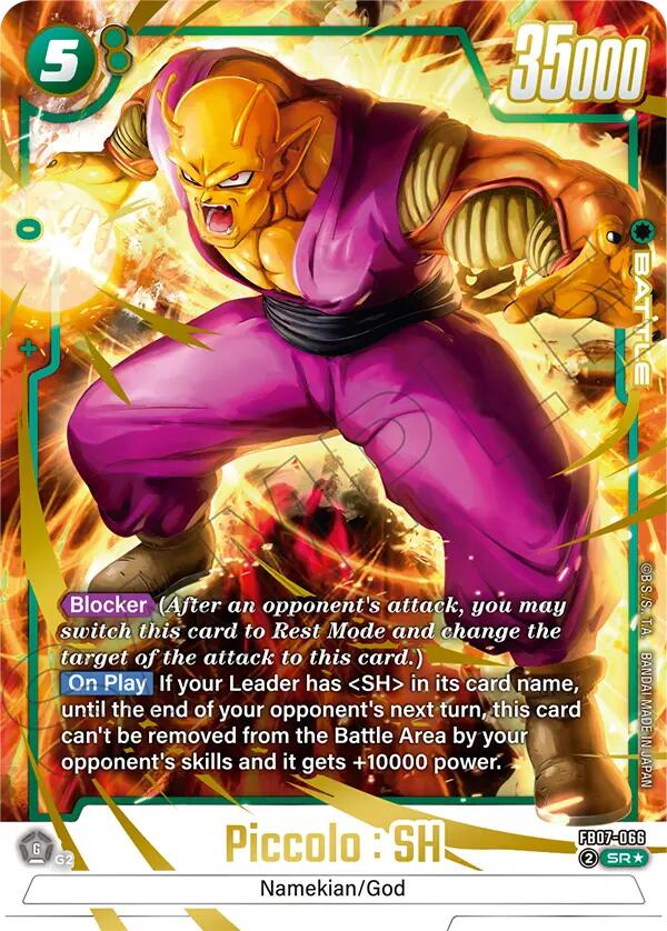 Piccolo : SH (FB07-066) (Alternate Art) [Wish For Shenron] | Cards and Coasters CA