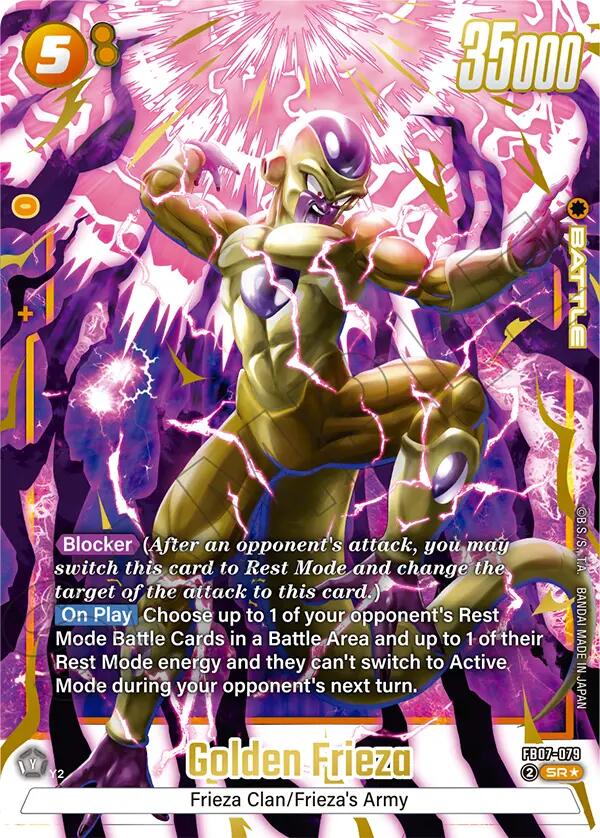 Golden Frieza (Alternate Art) [Wish For Shenron] | Cards and Coasters CA