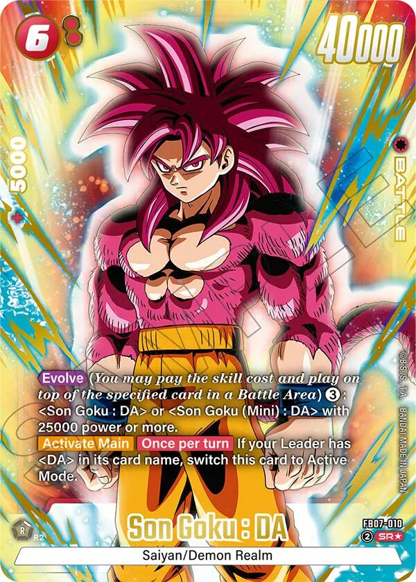 Son Goku : DA (FB07-010) (Alternate Art) [Wish For Shenron] | Cards and Coasters CA