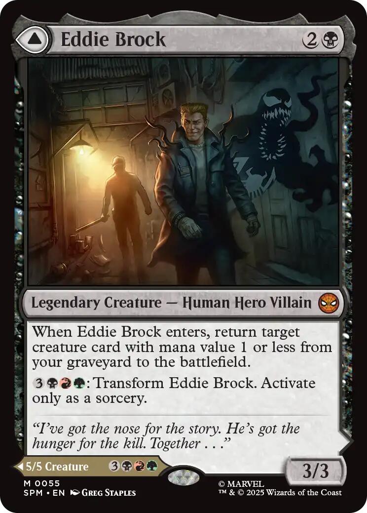 Eddie Brock [Marvel's Spider-Man] | Cards and Coasters CA