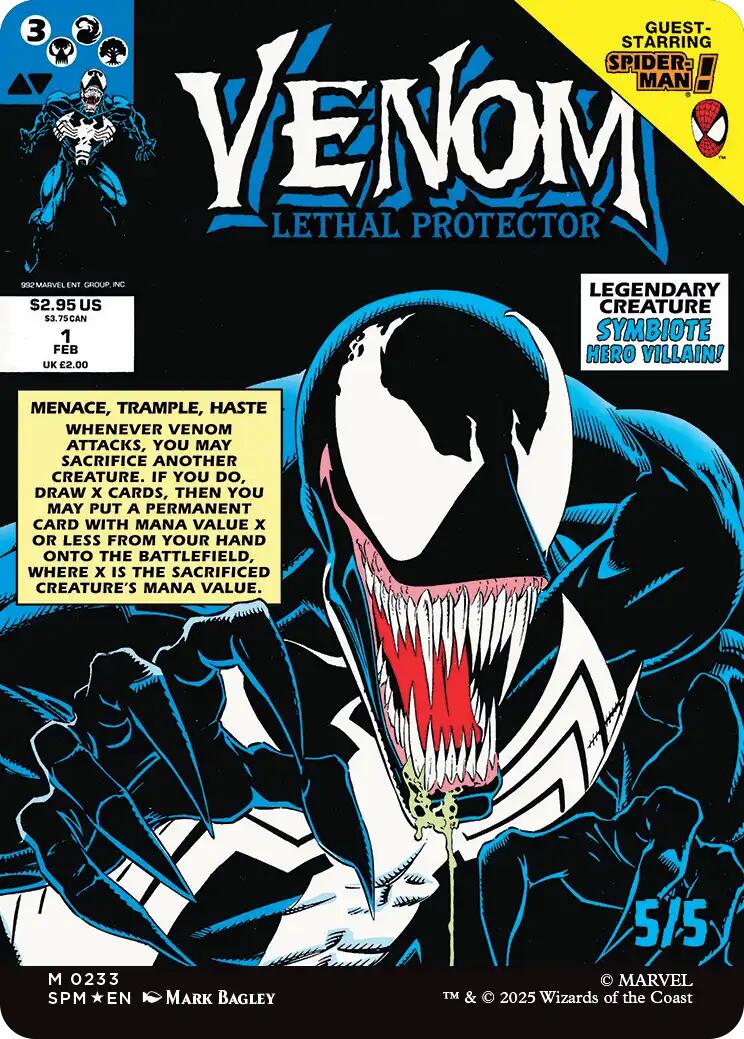 Eddie Brock (0233) (Borderless) [Marvel's Spider-Man] | Cards and Coasters CA