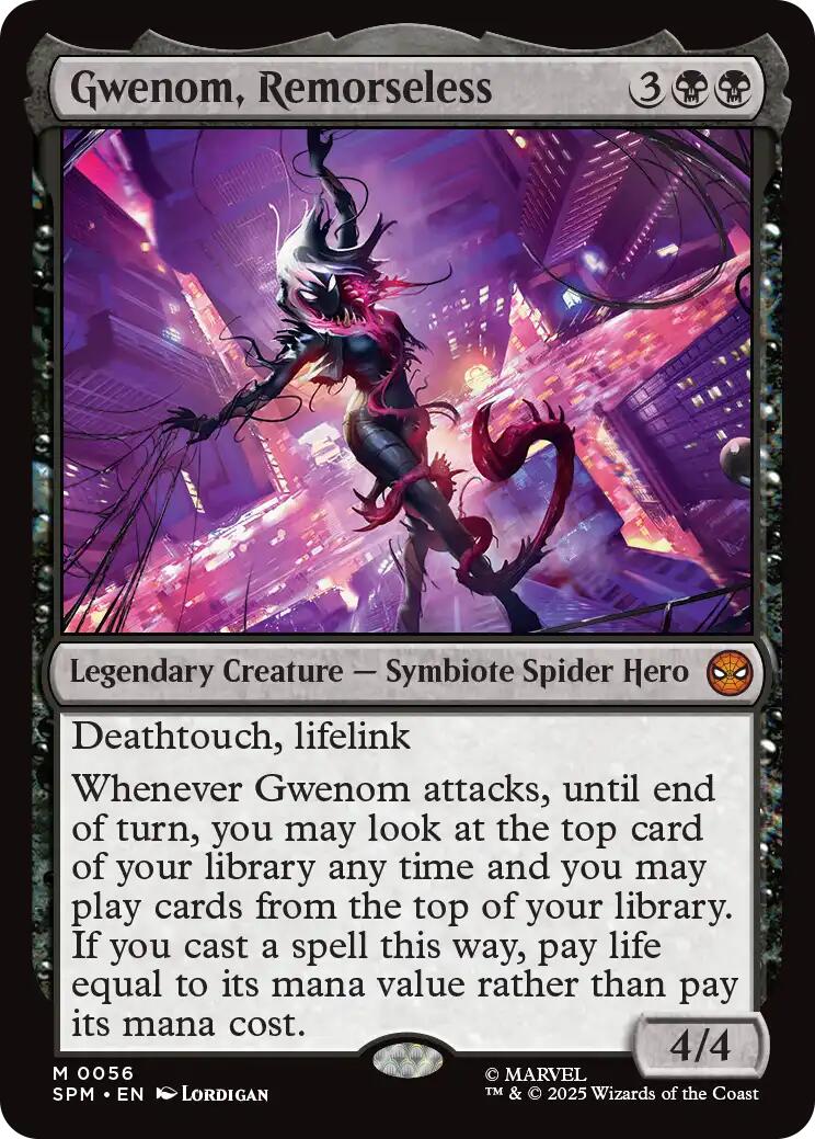 Gwenom, Remorseless [Marvel's Spider-Man] | Cards and Coasters CA