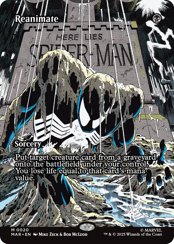 Reanimate (Borderless) [Marvel's Spider-Man: Eternal-Legal] | Cards and Coasters CA