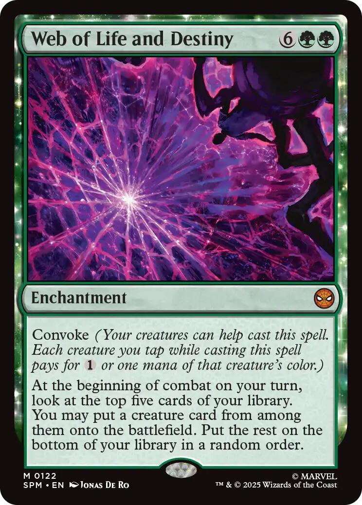 Web of Life and Destiny [Marvel's Spider-Man] | Cards and Coasters CA