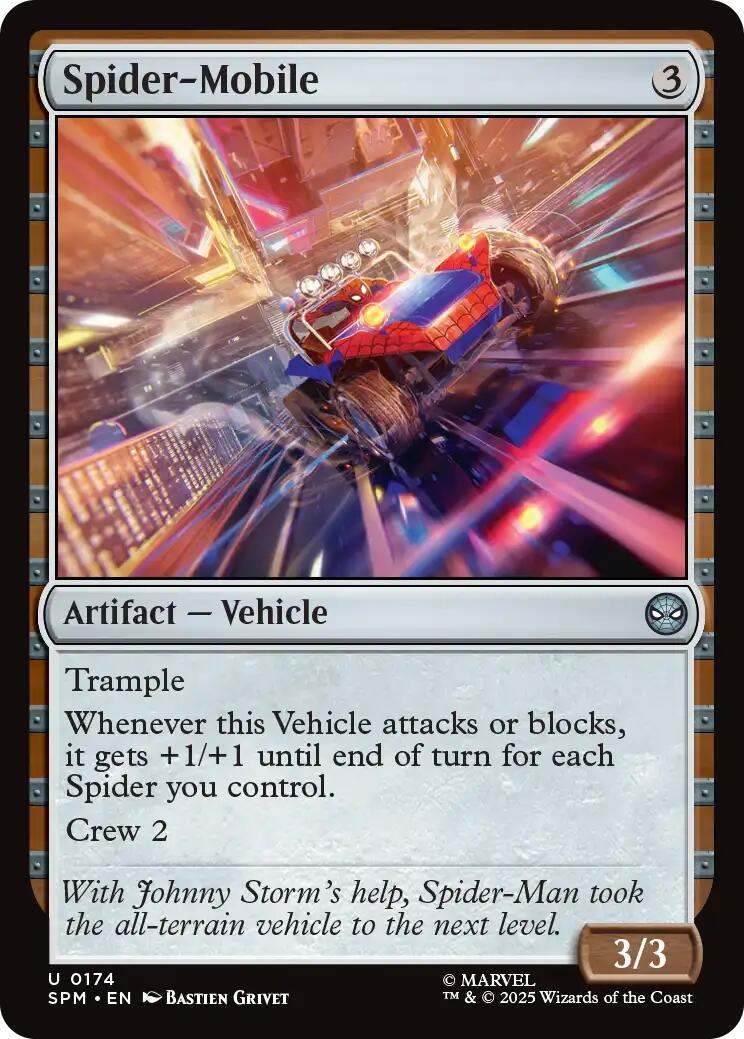 Spider-Mobile [Marvel's Spider-Man] | Cards and Coasters CA
