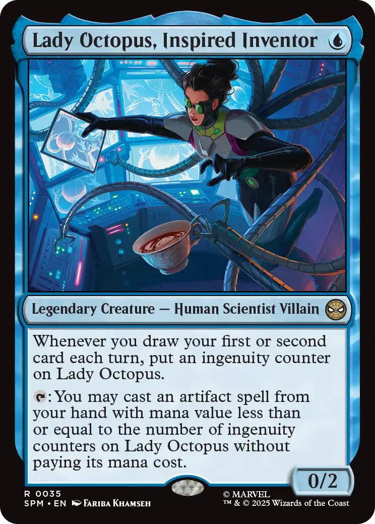 Lady Octopus, Inspired Inventor [Marvel's Spider-Man] | Cards and Coasters CA