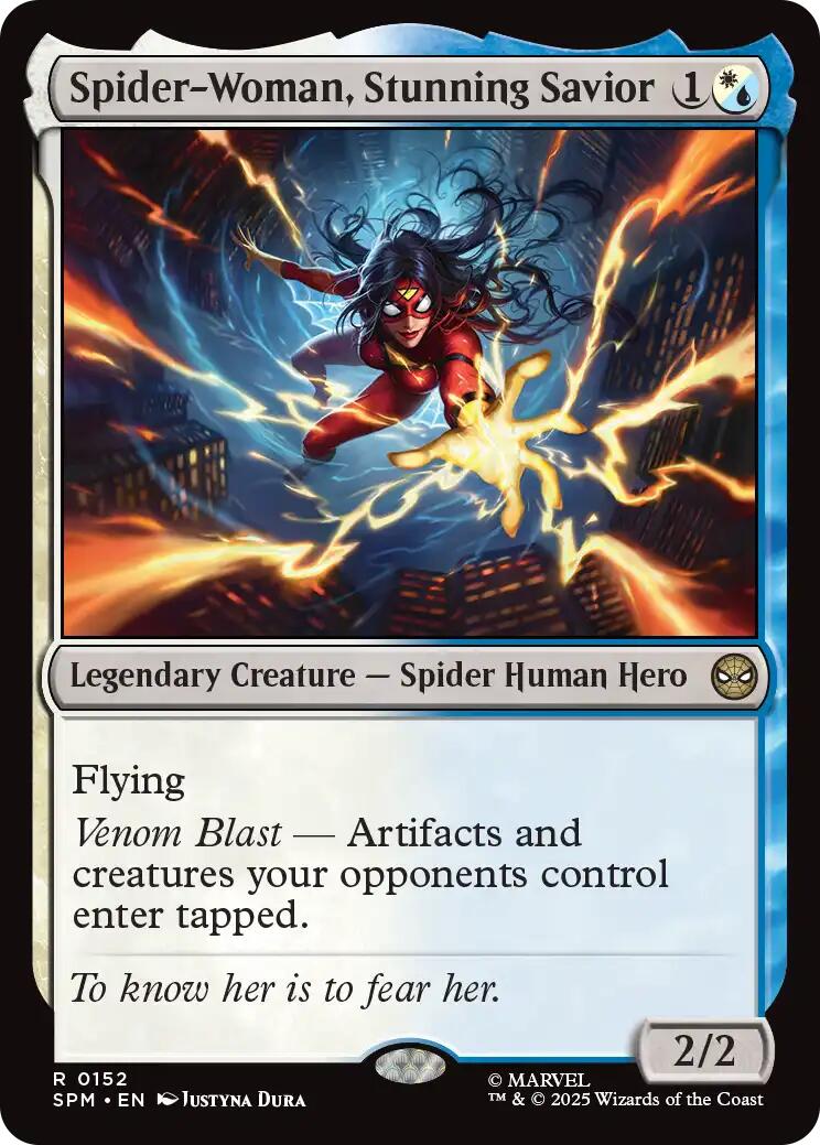 Spider-Woman, Stunning Savior [Marvel's Spider-Man] | Cards and Coasters CA