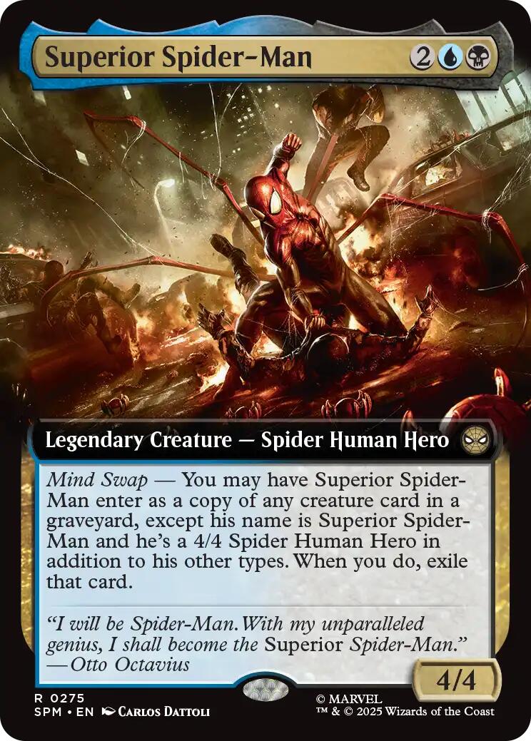 Superior Spider-Man (Extended Art) [Marvel's Spider-Man] | Cards and Coasters CA