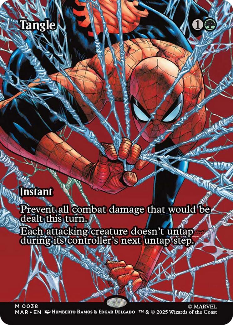 Tangle (Borderless) [Marvel's Spider-Man: Eternal-Legal] | Cards and Coasters CA