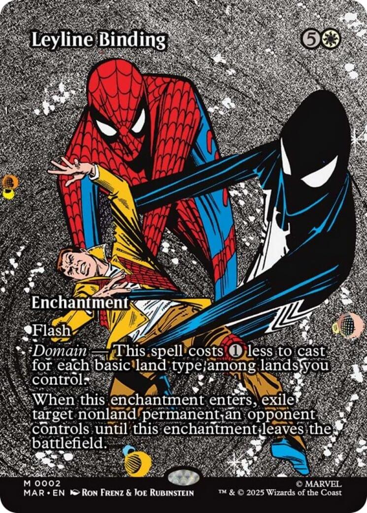 Leyline Binding (Borderless) [Marvel's Spider-Man: Eternal-Legal] | Cards and Coasters CA