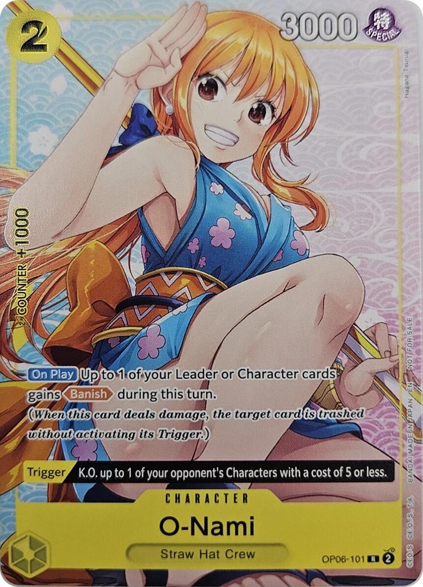 O-Nami (Welcome Pack Vol. 2) [One Piece Promotion Cards] | Cards and Coasters CA