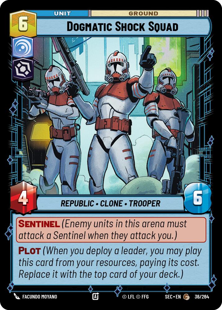 Dogmatic Shock Squad (36/264) (36/264) [Secrets of Power] | Cards and Coasters CA