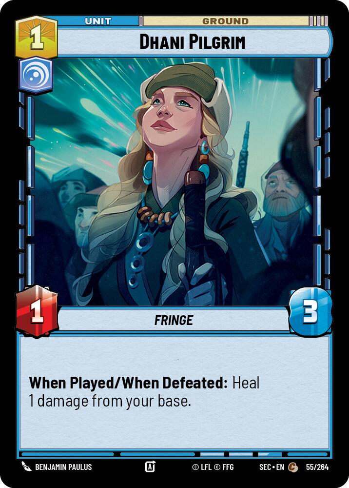 Dhani Pilgrim (55/264) (55/264) [Secrets of Power] | Cards and Coasters CA