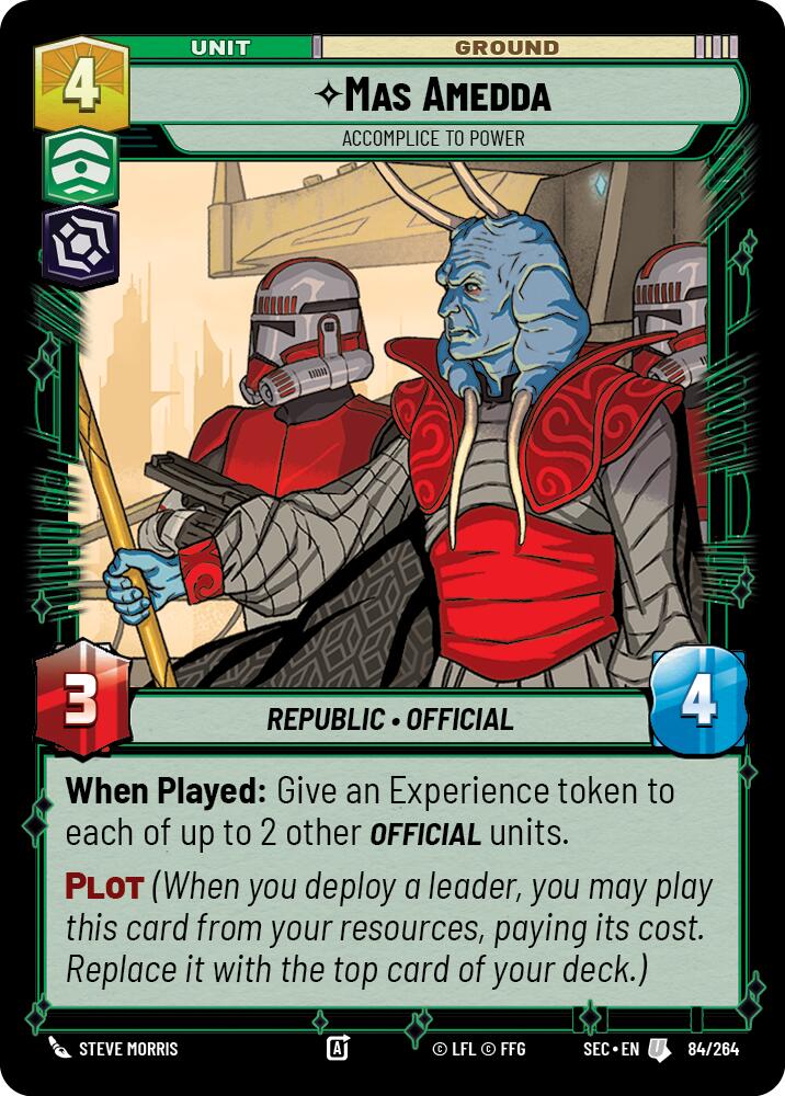 Mas Amedda - Accomplice to Power (84/264) (84/264) [Secrets of Power] | Cards and Coasters CA