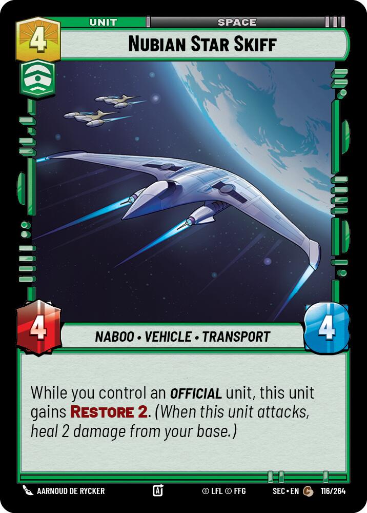 Nubian Star Skiff (116/264) (116/264) [Secrets of Power] | Cards and Coasters CA