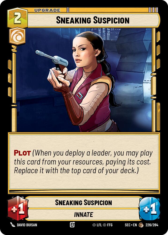 Sneaking Suspicion (226/264) (226/264) [Secrets of Power] | Cards and Coasters CA