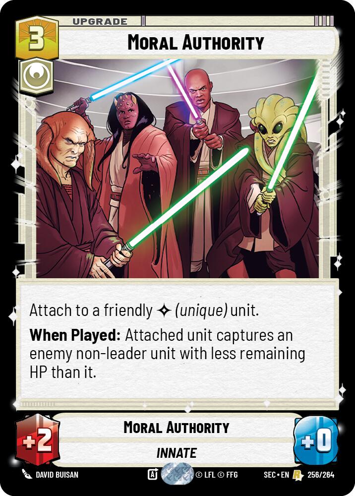 Moral Authority (256/264) (256/264) [Secrets of Power] | Cards and Coasters CA