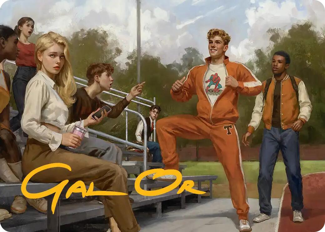 Flash Thompson, Spider-Fan Art Card (Gold-Stamped Signature) [Marvel's Spider-Man Art Series] | Cards and Coasters CA