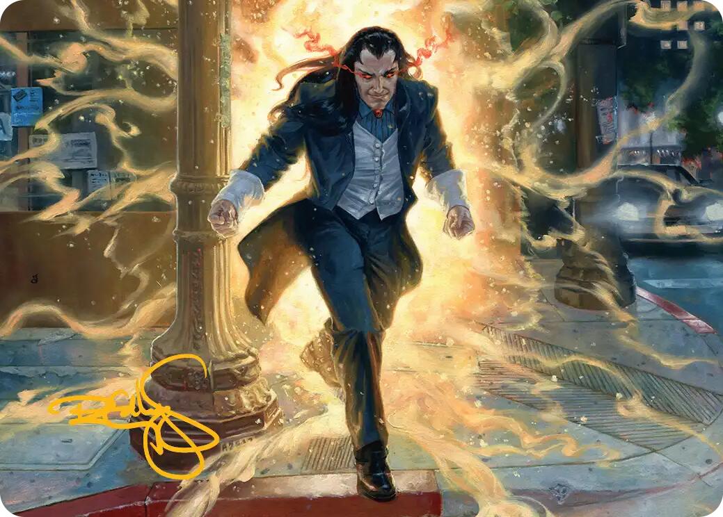 Morlun, Devourer of Spiders Art Card (Gold-Stamped Signature) [Marvel's Spider-Man Art Series] | Cards and Coasters CA