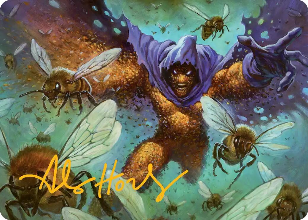 Swarm, Being of Bees Art Card (Gold-Stamped Signature) [Marvel's Spider-Man Art Series] | Cards and Coasters CA