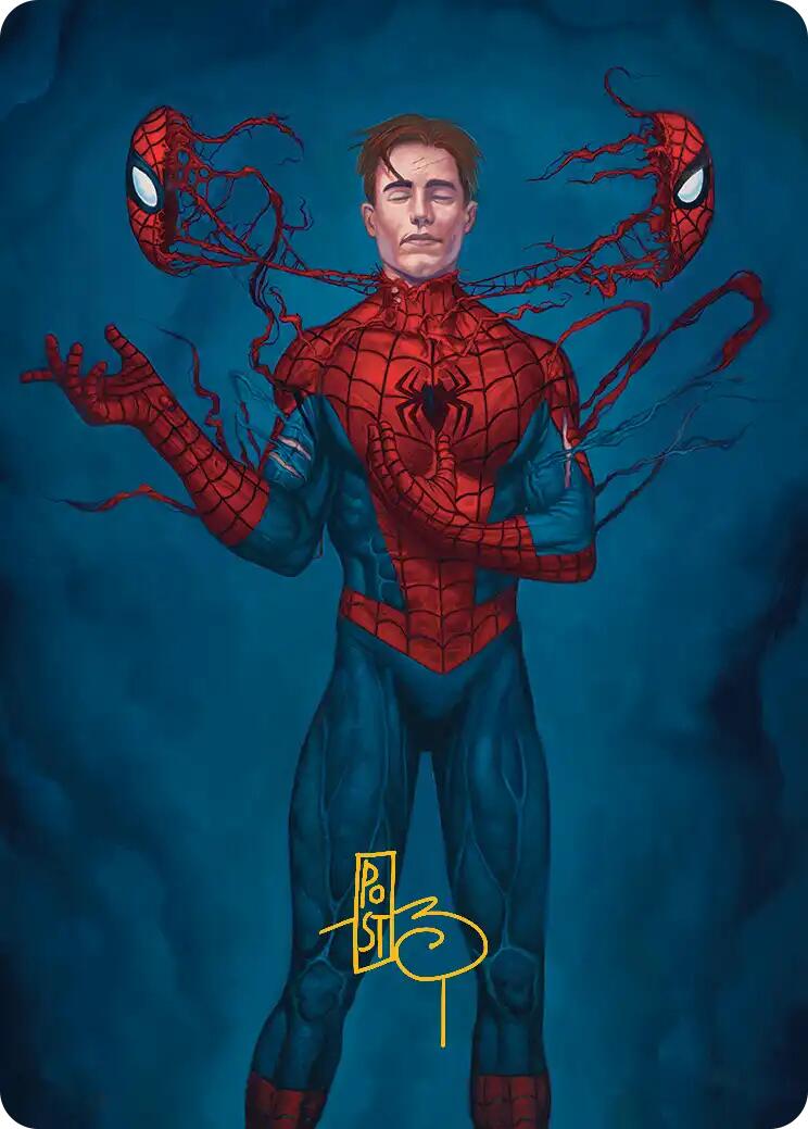Secret Identity Art Card (Gold-Stamped Signature) [Marvel's Spider-Man Art Series] | Cards and Coasters CA