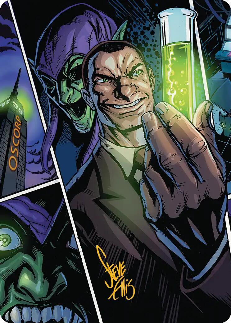 Norman Osborn Art Card (Gold-Stamped Signature) [Marvel's Spider-Man Art Series] | Cards and Coasters CA