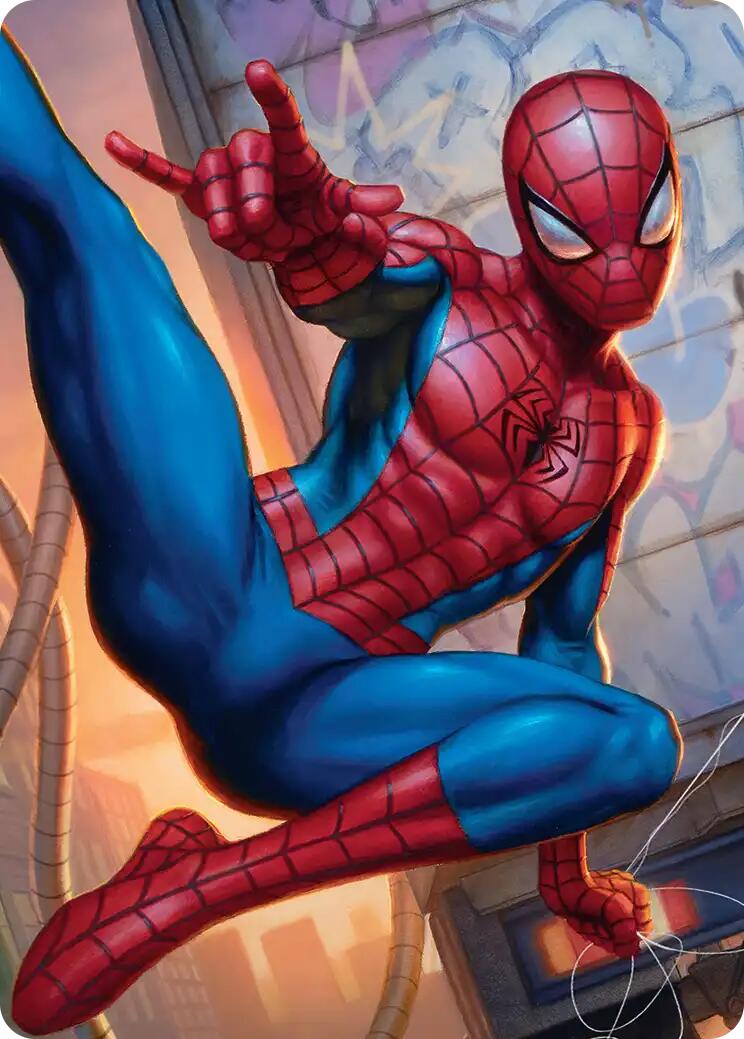 Sensational Spider-Man Art Card [Marvel's Spider-Man Art Series] | Cards and Coasters CA