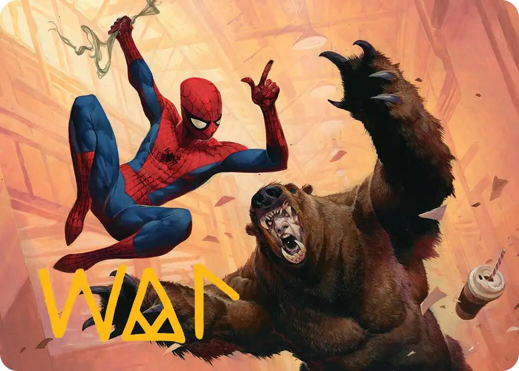 Wisecrack Art Card (Gold-Stamped Signature) [Marvel's Spider-Man Art Series] | Cards and Coasters CA