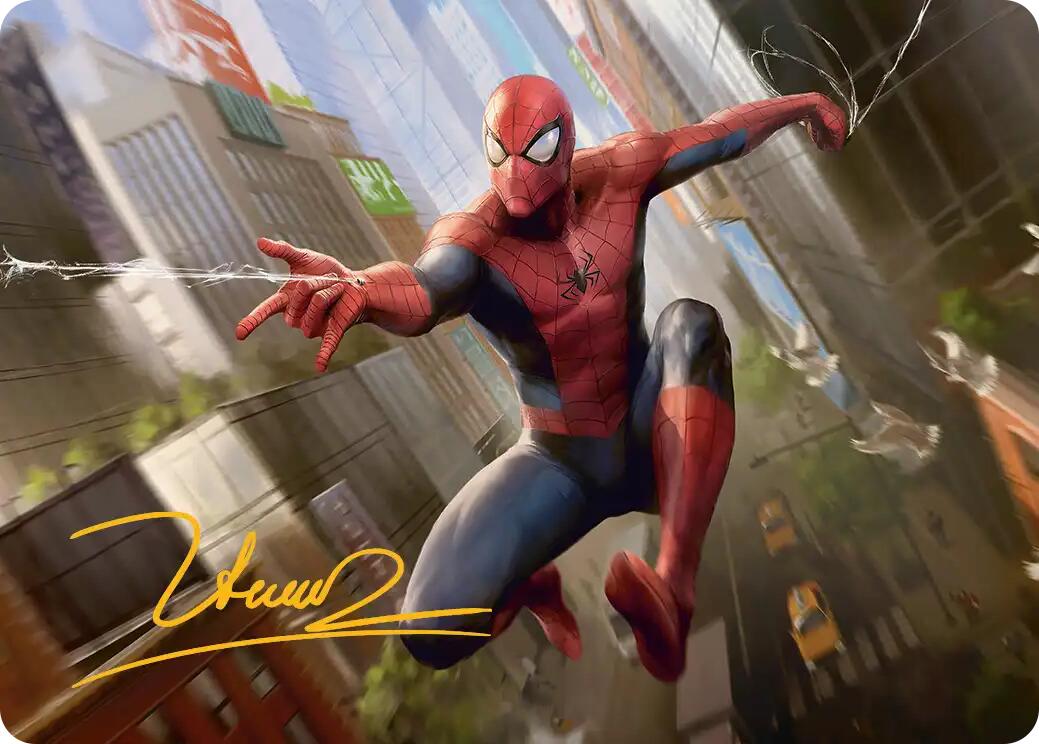 Amazing Spider-Man Art Card (24/54) (Gold-Stamped Signature) [Marvel's Spider-Man Art Series] | Cards and Coasters CA