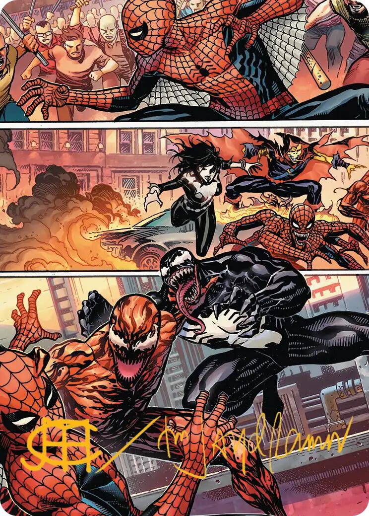 Maximum Carnage Art Card (Gold-Stamped Signature) [Marvel's Spider-Man Art Series] | Cards and Coasters CA