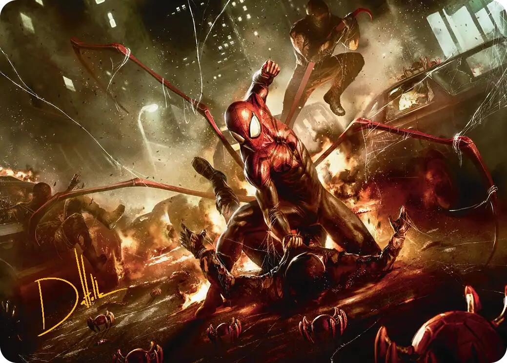 Superior Spider-Man Art Card (Gold-Stamped Signature) [Marvel's Spider-Man Art Series] | Cards and Coasters CA