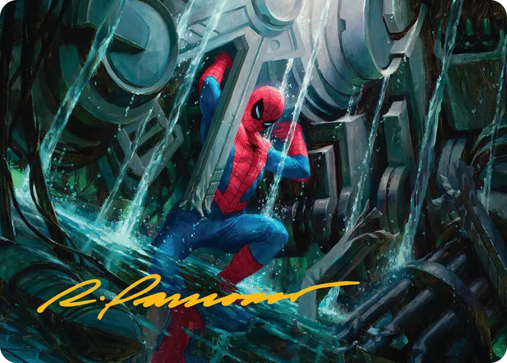 Strength of Will Art Card (Gold-Stamped Signature) [Marvel's Spider-Man Art Series] | Cards and Coasters CA