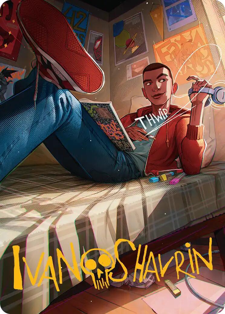 Miles Morales Art Card (Gold-Stamped Signature) [Marvel's Spider-Man Art Series] | Cards and Coasters CA