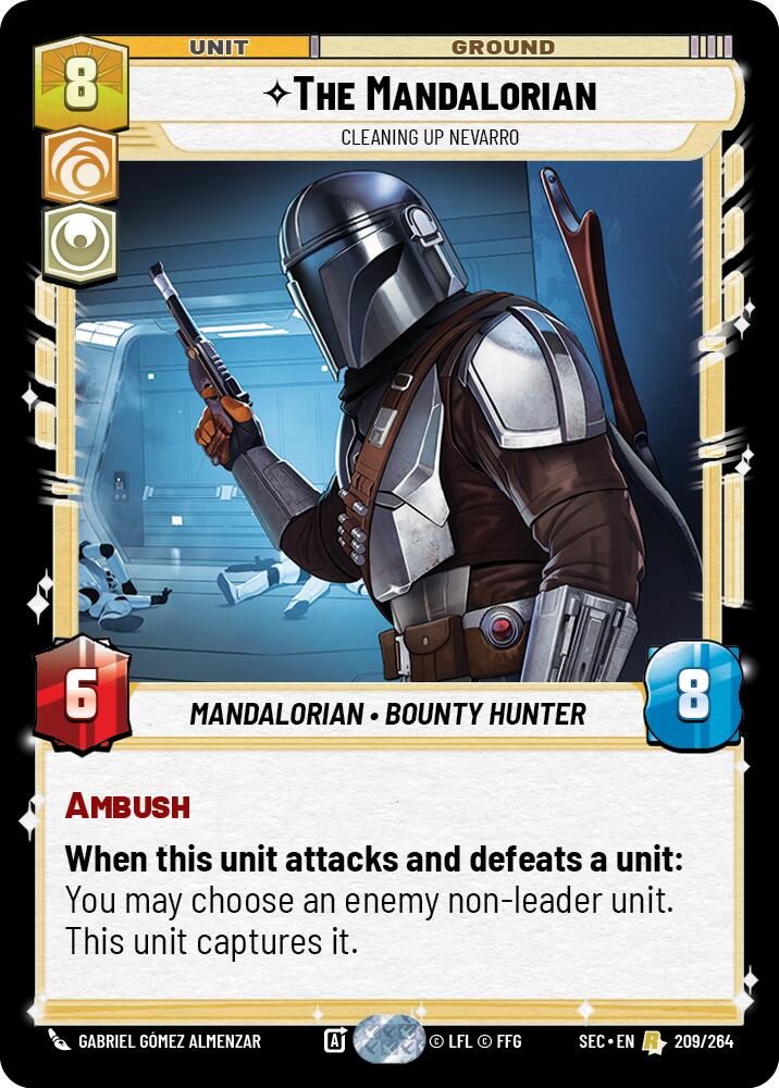 The Mandalorian - Cleaning up Nevarro (209/264) (209/264) [Secrets of Power] | Cards and Coasters CA