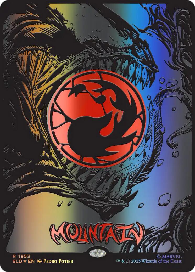 Mountain (1953) (Raised Foil) [Secret Lair Drop Series] | Cards and Coasters CA