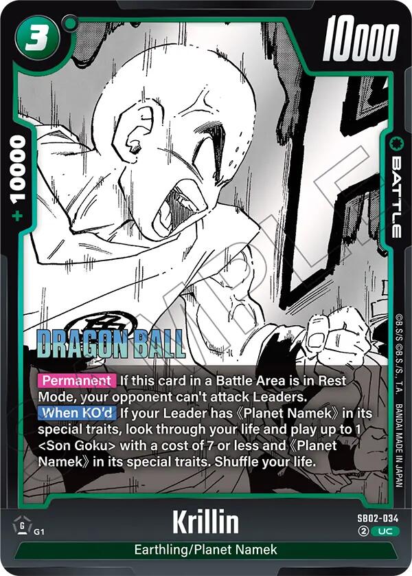 Krillin [Manga Booster 02] | Cards and Coasters CA