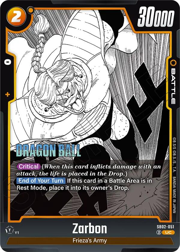 Zarbon [Manga Booster 02] | Cards and Coasters CA