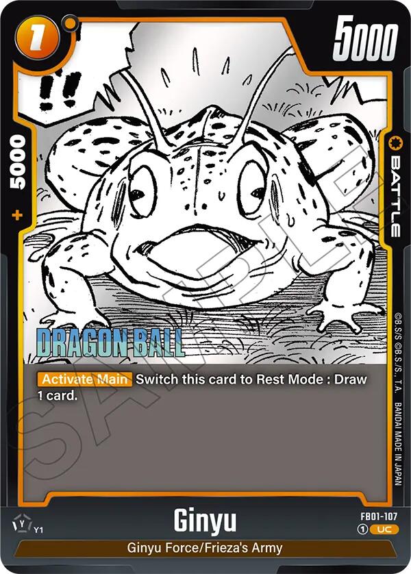 Ginyu (FB01-107) [Manga Booster 02] | Cards and Coasters CA