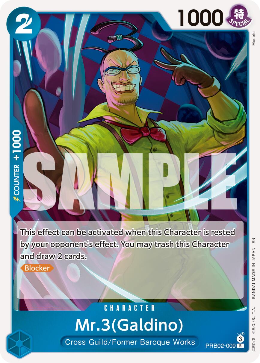 Mr.3(Galdino) [Premium Booster -The Best- Vol. 2] | Cards and Coasters CA