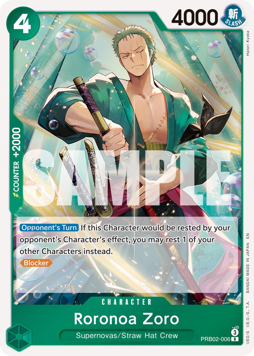 Roronoa Zoro [Premium Booster -The Best- Vol. 2] | Cards and Coasters CA