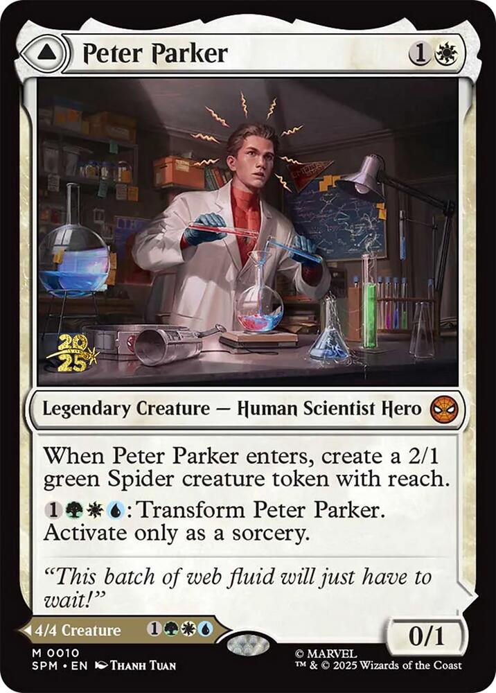 Peter Parker // Amazing Spider-Man [Marvel's Spider-Man Prerelease Promos] | Cards and Coasters CA