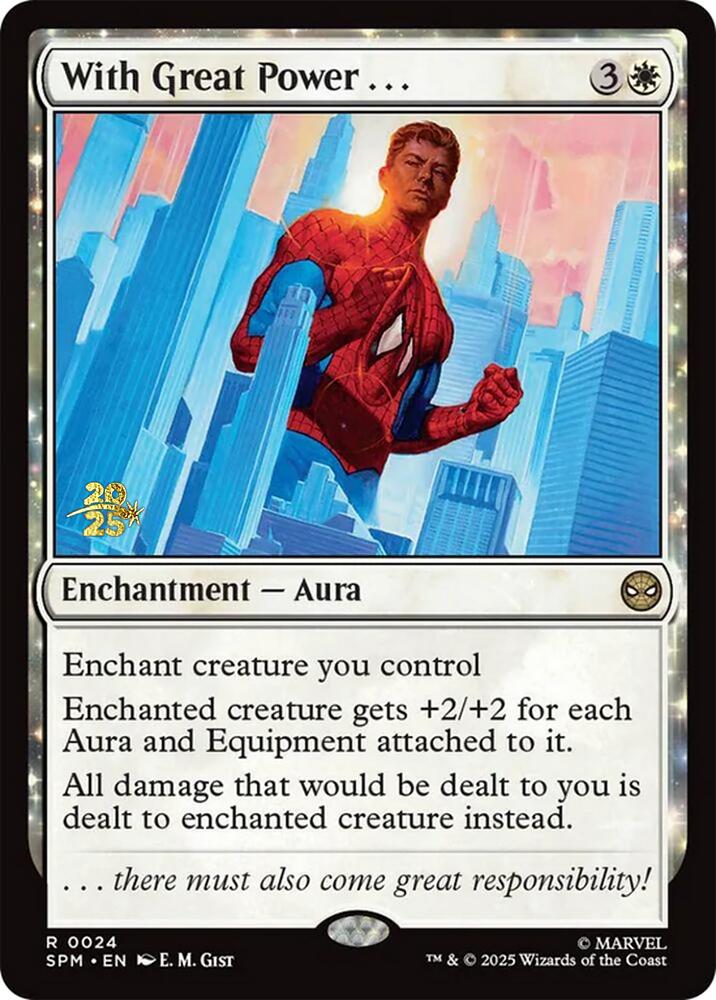 With Great Power . . . [Marvel's Spider-Man Prerelease Promos] | Cards and Coasters CA