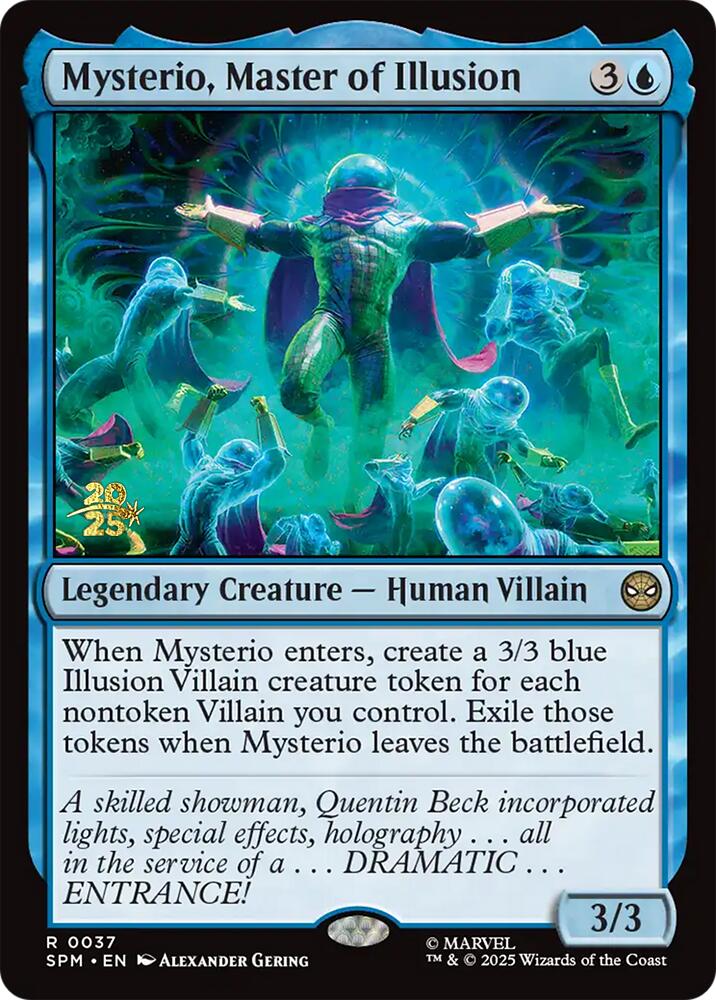 Mysterio, Master of Illusion [Marvel's Spider-Man Prerelease Promos] | Cards and Coasters CA