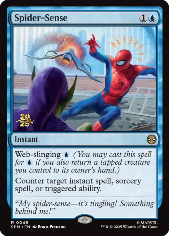 Spider-Sense [Marvel's Spider-Man Prerelease Promos] | Cards and Coasters CA