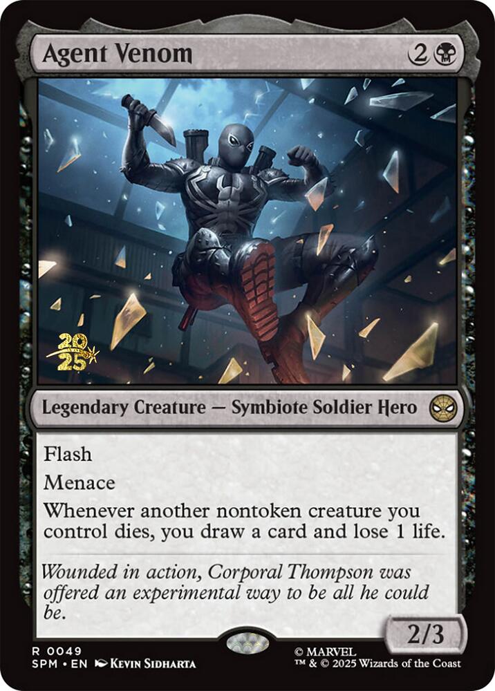 Agent Venom [Marvel's Spider-Man Prerelease Promos] | Cards and Coasters CA