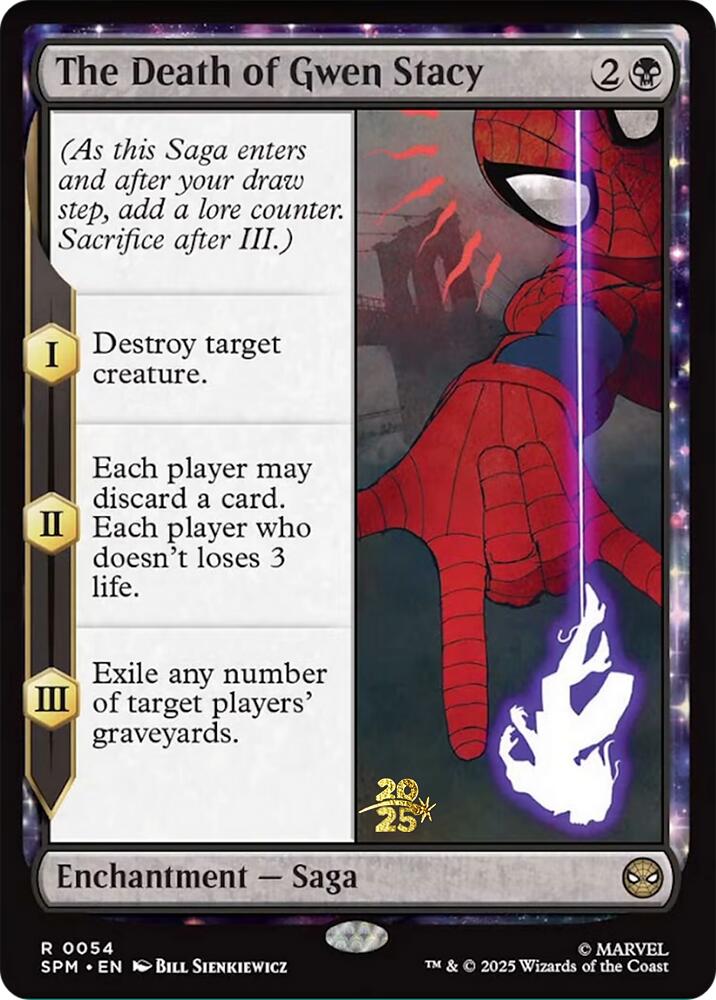 The Death of Gwen Stacy [Marvel's Spider-Man Prerelease Promos] | Cards and Coasters CA