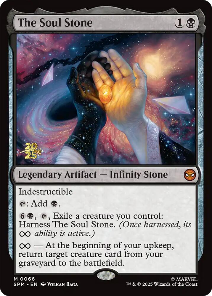 The Soul Stone [Marvel's Spider-Man Prerelease Promos] | Cards and Coasters CA
