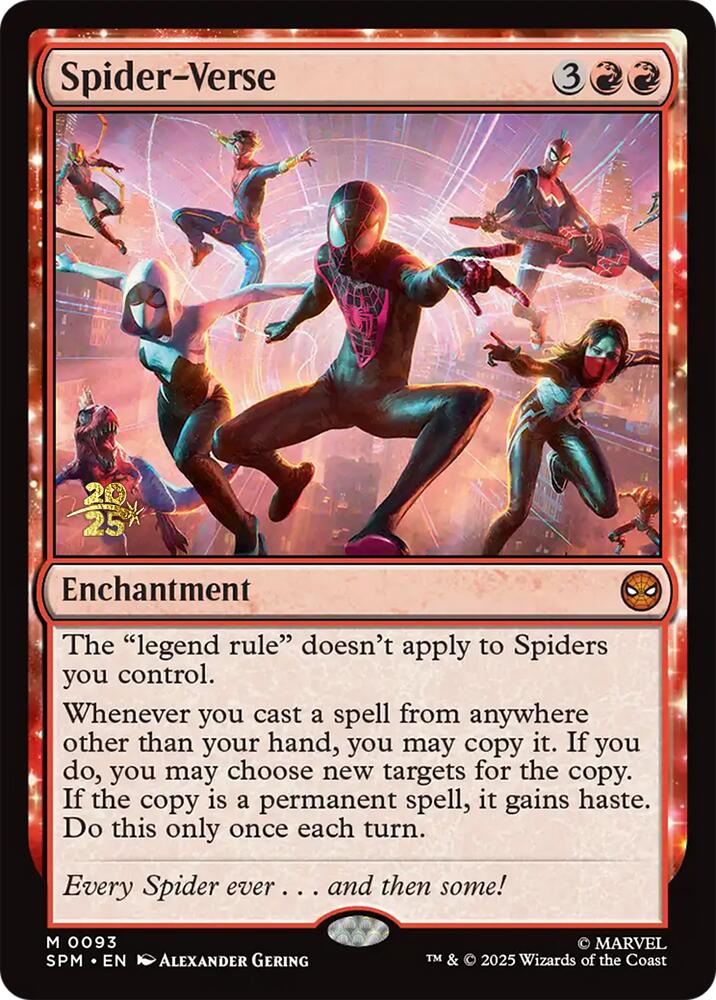 Spider-Verse [Marvel's Spider-Man Prerelease Promos] | Cards and Coasters CA